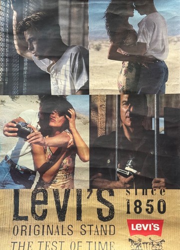 Rare 1991 brad pitt - 1991, levi's