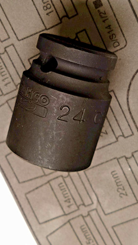 Bahco impact socket - bahco, size