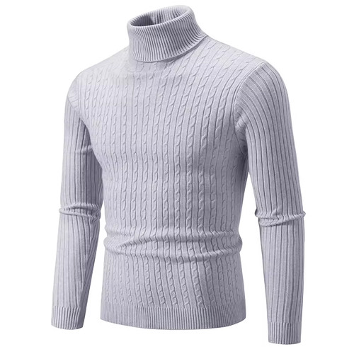 Men high neck - sweater, –