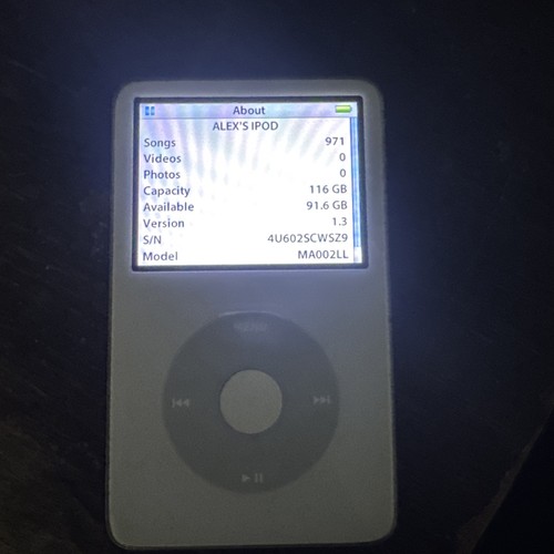 Apple ipod classic - classic, white
