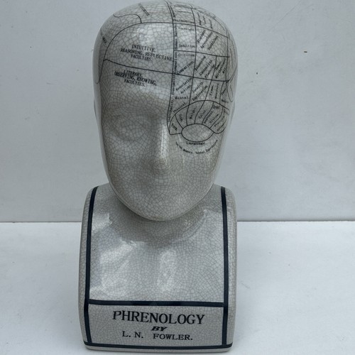 Phrenology bust head fowler - phrenology,