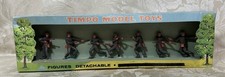 Vintage Timpo WW2 US Army Infantry- 1/32 Scale Toy Soldiers x 6 - Boxed - RARE