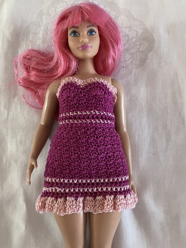 Curvy barbie doll clothes - doll,