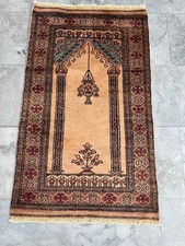 Vintage Traditional Handmade Shirazi Pure Wool Mahal Rug Boho Decor Carpet