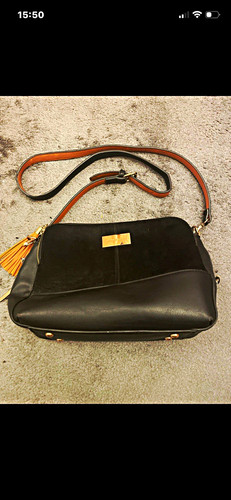 River island black faux - river,