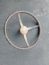 Land Rover Series 2 2A steering wheel and horn button