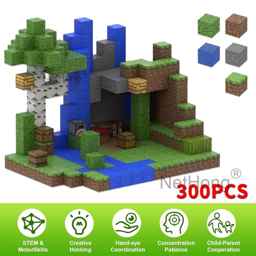 300pcs minecraft magnetic - 300pcs,