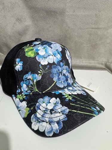 Gucci floral mesh baseball cap - baseball,