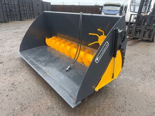 Auger bucket for silage meal - for, silage,