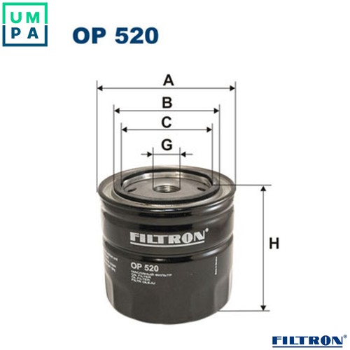 Oil filter 520 - oil, morgan