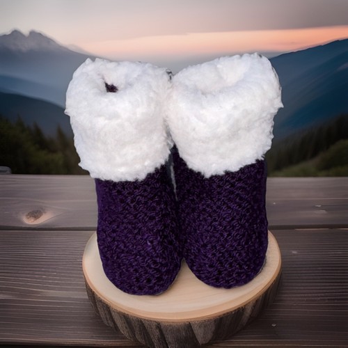 Hand knitted with love - with,