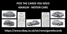 MAXILIN - MOTOR CARS - PICK THE CARDS YOU NEED