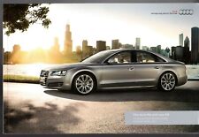 Audi A8 2012-2013 UK Market Sales Brochure SE Sport Executive Hybrid W12 S8