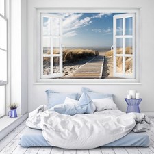 Photo Wallpaper Beach Window