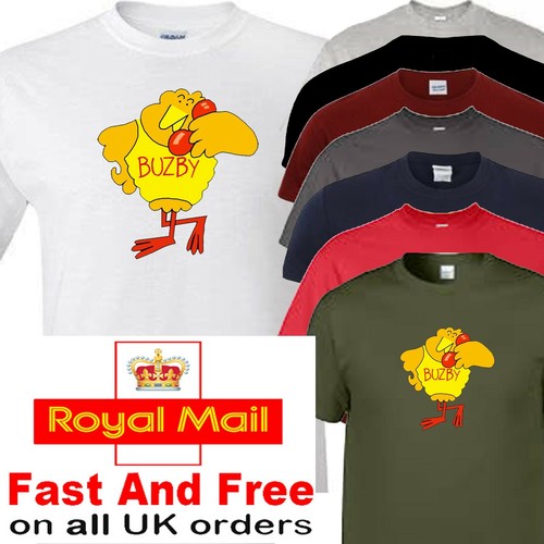 Buzby retro digital printed - retro, t