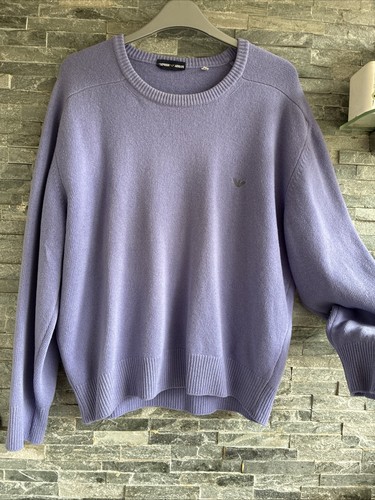 Emporio armani lilac lambswool - lilac,