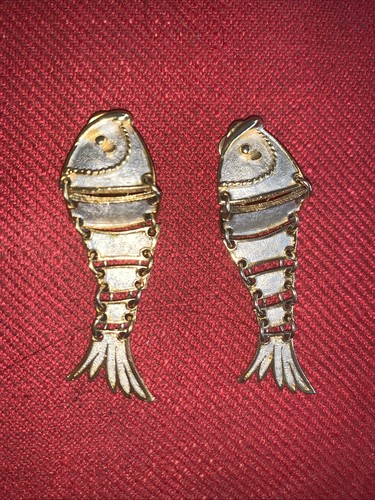Vintage articulated fish - vintage,