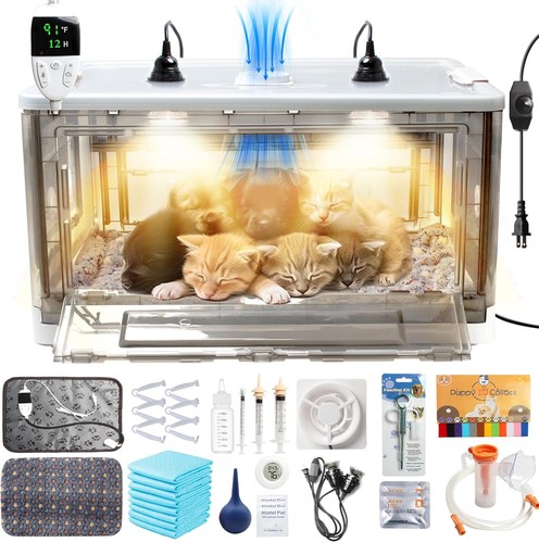 Puppy incubator with heating - puppy,