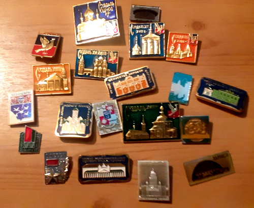 Soviet russian pins badges - soviet,