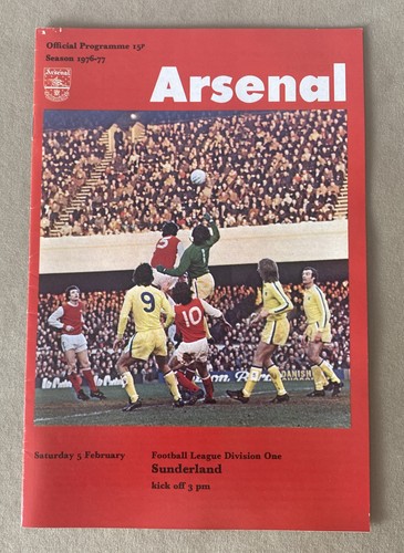 Arsenal sunderland 1976 - arsenal, v