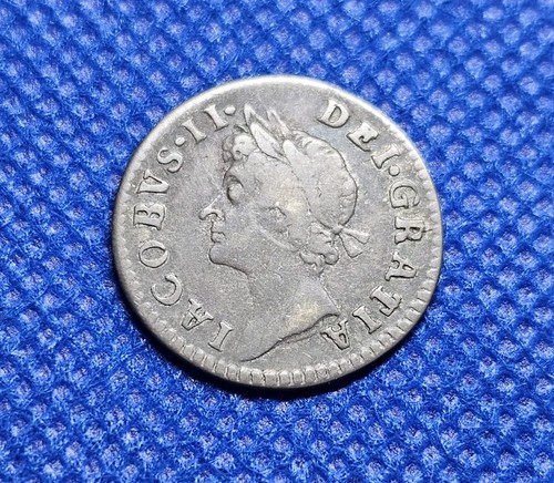 1687 maundy fourpence - james, ii