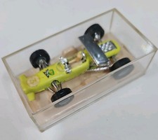 Vintage Majorette No227 Lotus Diecast Model yellow BP in original case