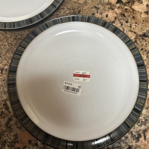 Denby jet stripes 4 - jet, 3/4”