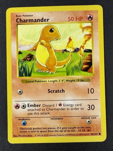 Base set shadowless charmander - base,