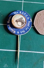 ORIGINAL WWI RSPCA FUNDRAISING BADGE FOR WOUNDED HORSES. SEE DESCRIPTION.