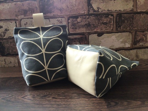 Orla kiely leather fabric - , /