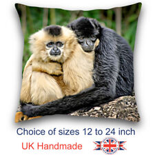 Monkey Cushion, Monkey Pillow, Animal Art Cushion,