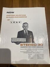 Leak Stereo 30 Amplifier Leaflet  - KP503