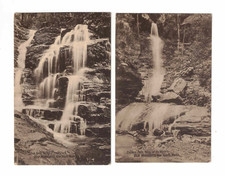 Vintage Postcards x 2 c1910 - Empress &  Sylvia Falls, Valley of the Waters. NSW