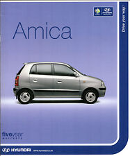 Hyundai Amica 2006 UK Market Sales Brochure 1.1 GSi CDX