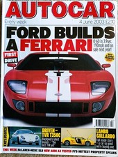 AUTOCAR MAGAZINE 04-JUN-03 - MTM Audi RS6, TVR T350C, Ford GT, Volvo XC90 T6
