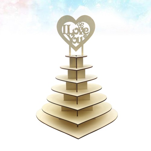 Heart shaped wooden serving - wooden,