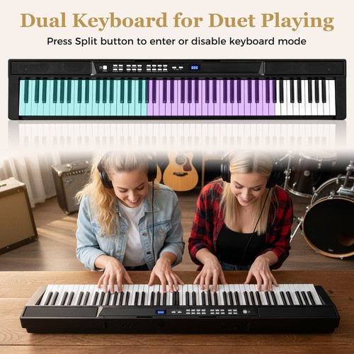 Key electric piano keyboard - piano,