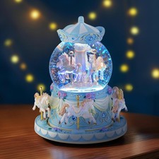 Carousel Horse Snow Globe