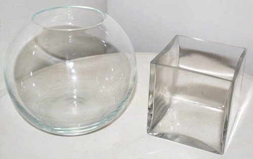 Duo shaped glass vases - duo, vases-