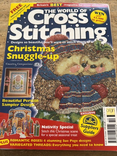 World cross stitching - world,