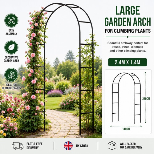Garden arch 1 4m - 2.4m, 1.4m