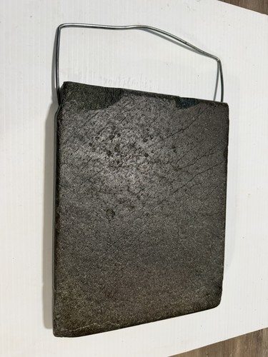 Antique warming soapstone bed - soapstone,