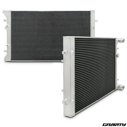 40mm alloy twin core radiator - alloy,