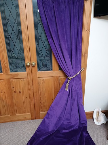 Velvet door curtain - velvet,
