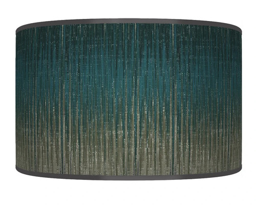 Teal blue grey spikes - grey,
