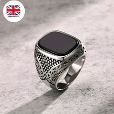 Men's Rock Punk Onyx Stone