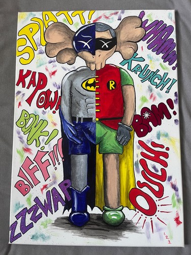 Kaws inspired painting - , on