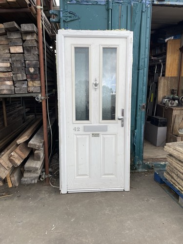 Upvc door white - door,