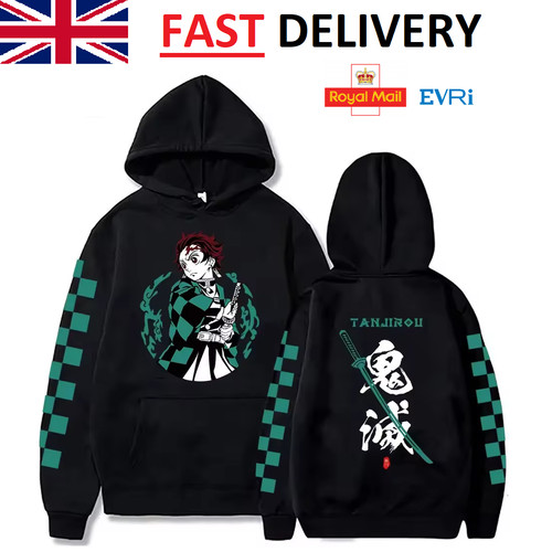Demon slayer tanjiro hoodie - demon,