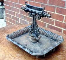 Regency cast iron boot scraper